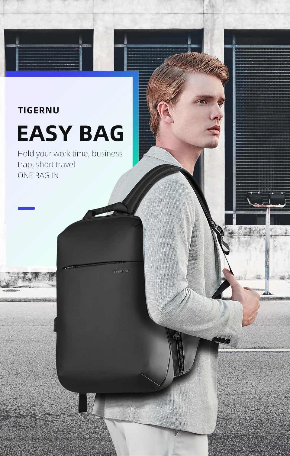 TIGERNU Urban Design Ryggsekk T-B3933A