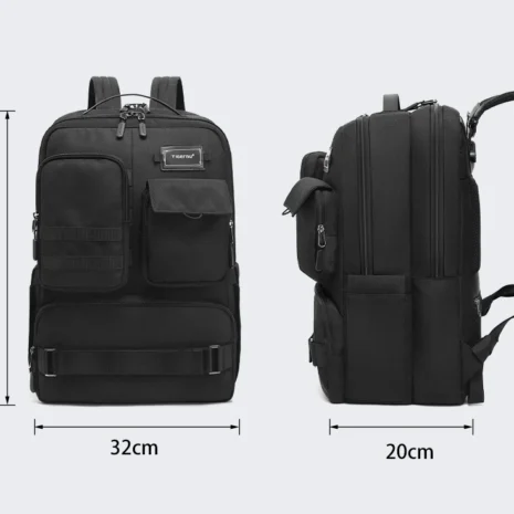 Tigernu T-B9007 tactical ryggsekk - størrelse Tigernu T-B9007 tactical ryggsekk , størrelsesvisning med dimensjoner