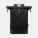 Tigernu T-B9009 roll-top ryggsekk forfra i svart