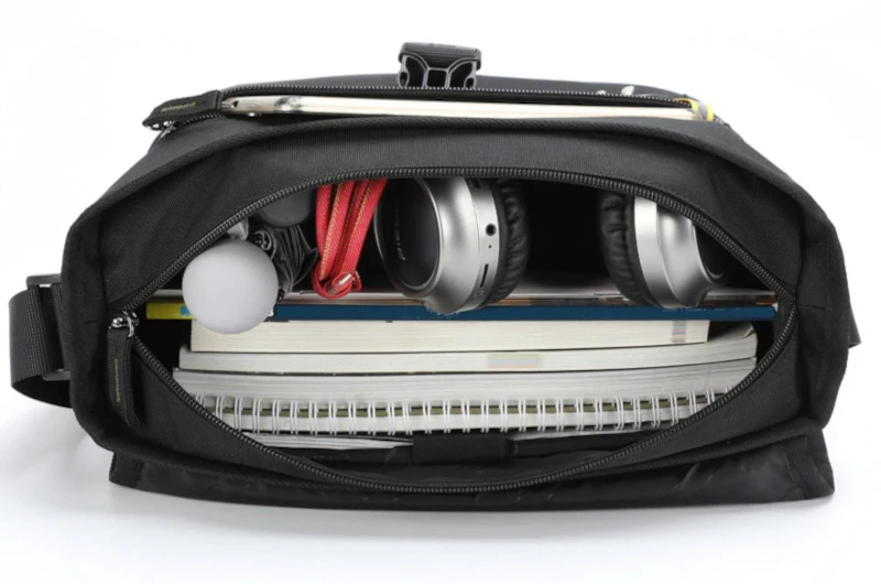 T-S8119 skulderveske messenger bag med stor kapasitet 10 liter