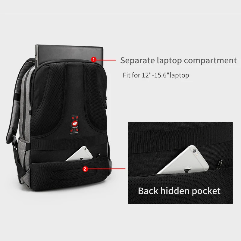 Polstret laptoprom på Tigernu T-B3142USB