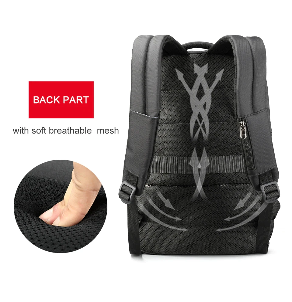Ergonomisk polstret ryggpanel på Tigernu T-B3585