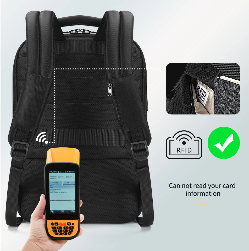 RFID-blokkerende lomme på Tigernu T-B3962