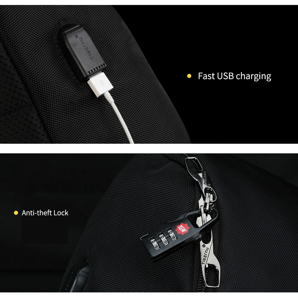 USB-ladeport på Tigernu T-B3962