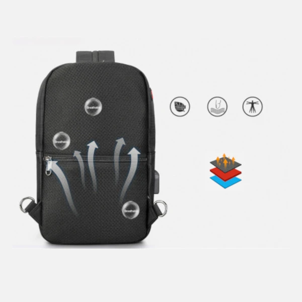Pustende meshpanel på baksiden av Tigernu T-S8089