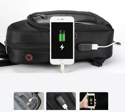 Innebygd USB-port for lading på Tigernu T-S8089